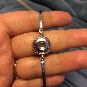 Magnolia and Vine dainty bracelet with hook clasp